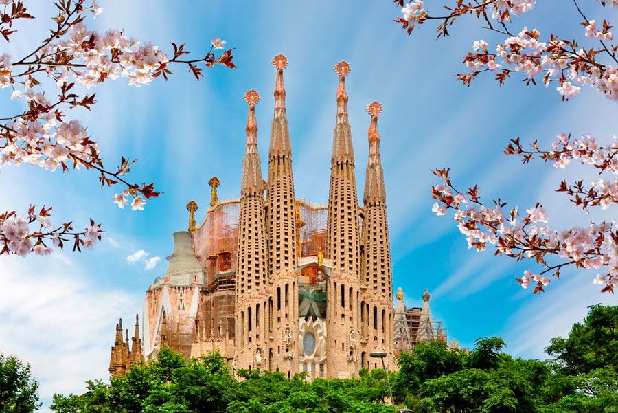The Sagrada Família basilica