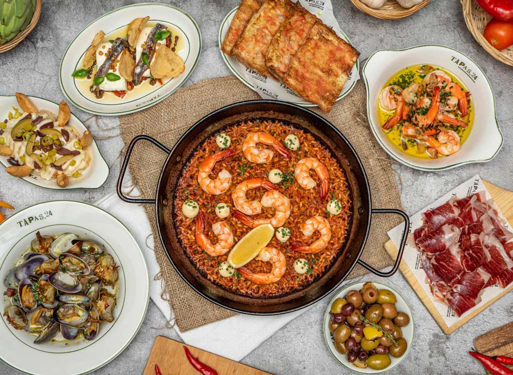 Traditional tapas dishes in Barcelona
